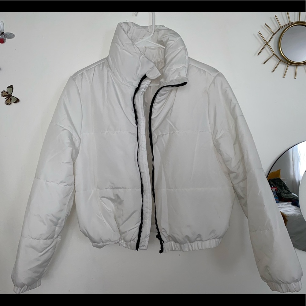 White Puffer Jacket